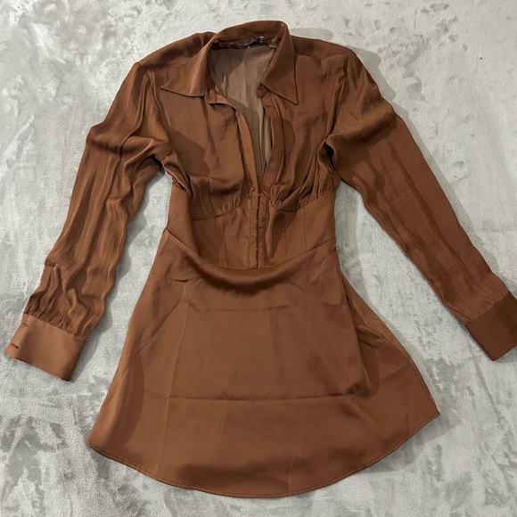 Urban outfitters phoebe corset shirt dress - Picture 10 of 11